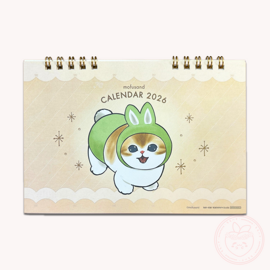 Mofusand 2026 Desk Calendar