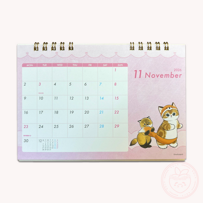 Mofusand 2026 Desk Calendar
