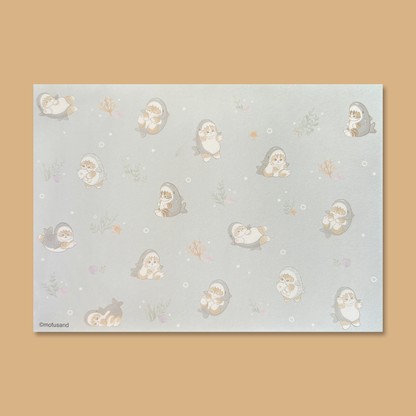 Mofusand A6 Memo Pad - Shark Nyan