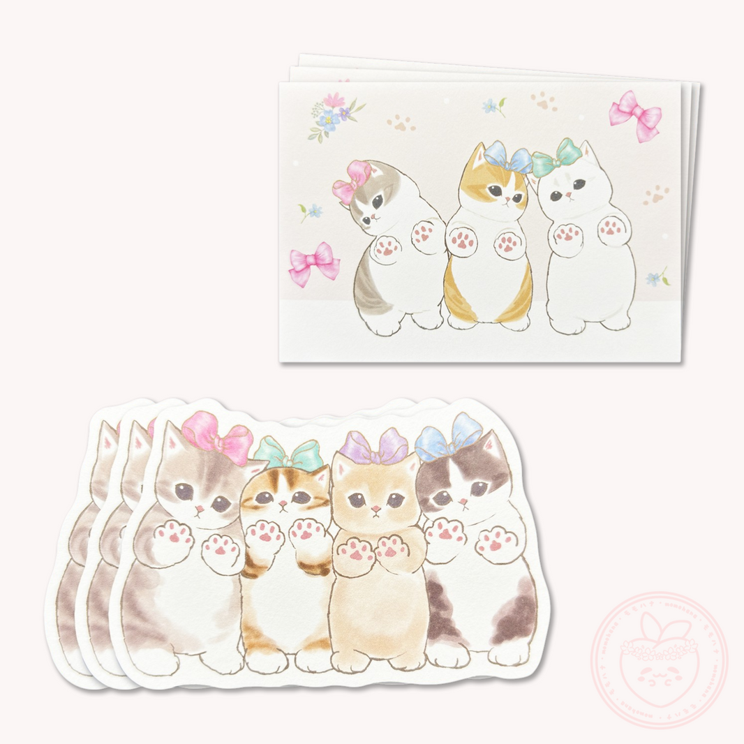 Mofusand Die-cut Mini Letter Set - Nikukyu