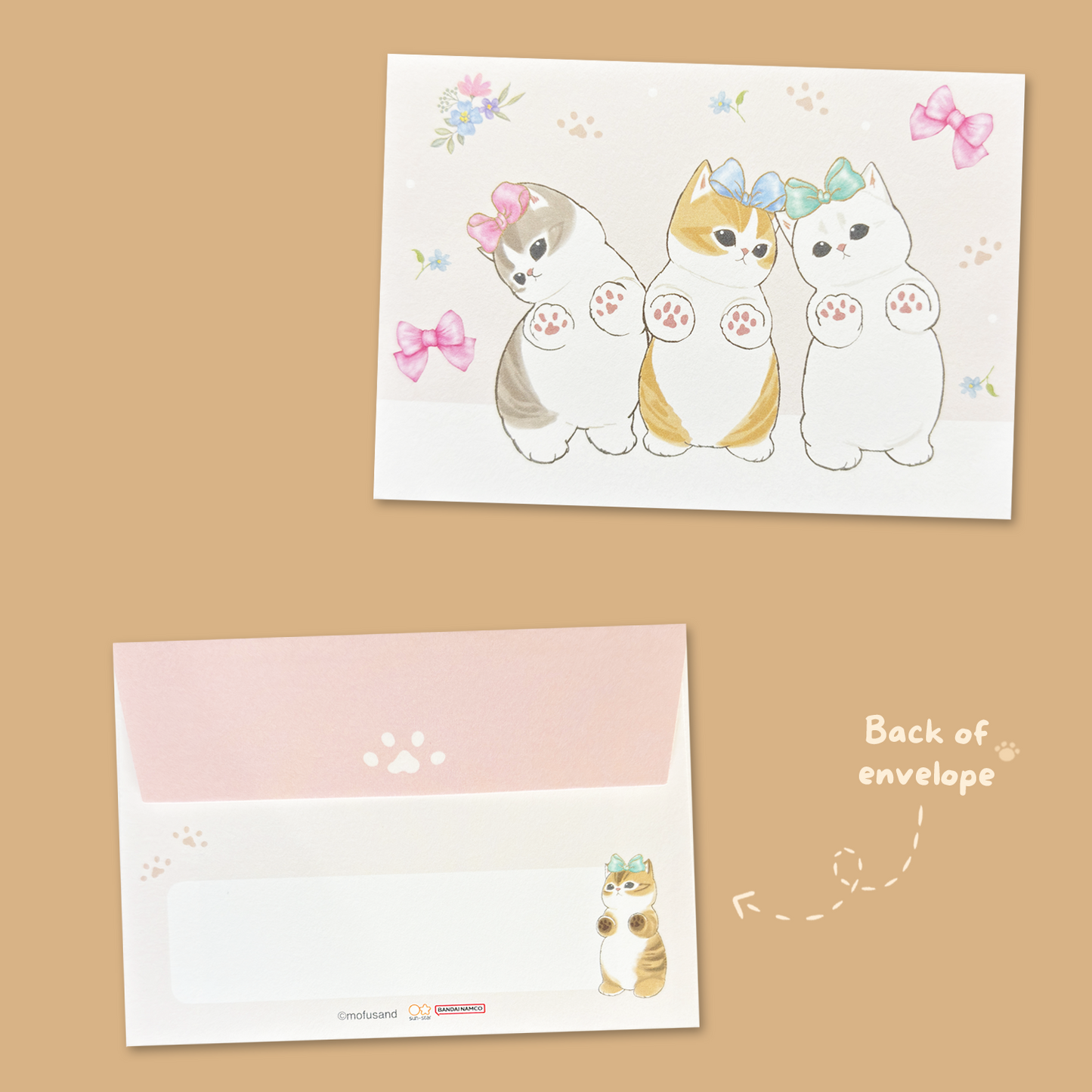 Mofusand Die-cut Mini Letter Set - Nikukyu