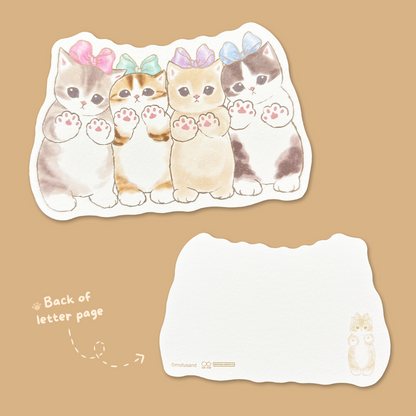 Mofusand Die-cut Mini Letter Set - Nikukyu