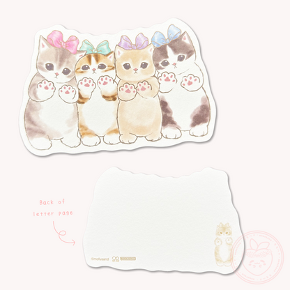 Mofusand Die-cut Mini Letter Set - Nikukyu