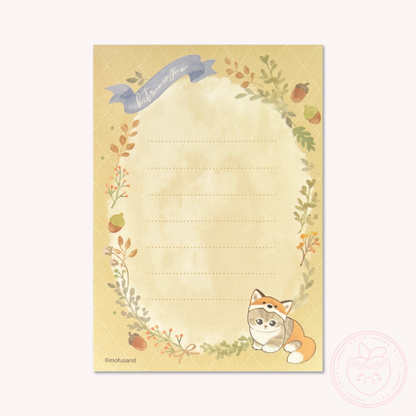 Mofusand Mini Memo Pad - Fox Nyan