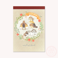 Mofusand Mini Memo Pad - Red Panda Nyan