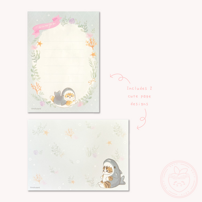Mofusand Mini Memo Pad - Shark Nyan
