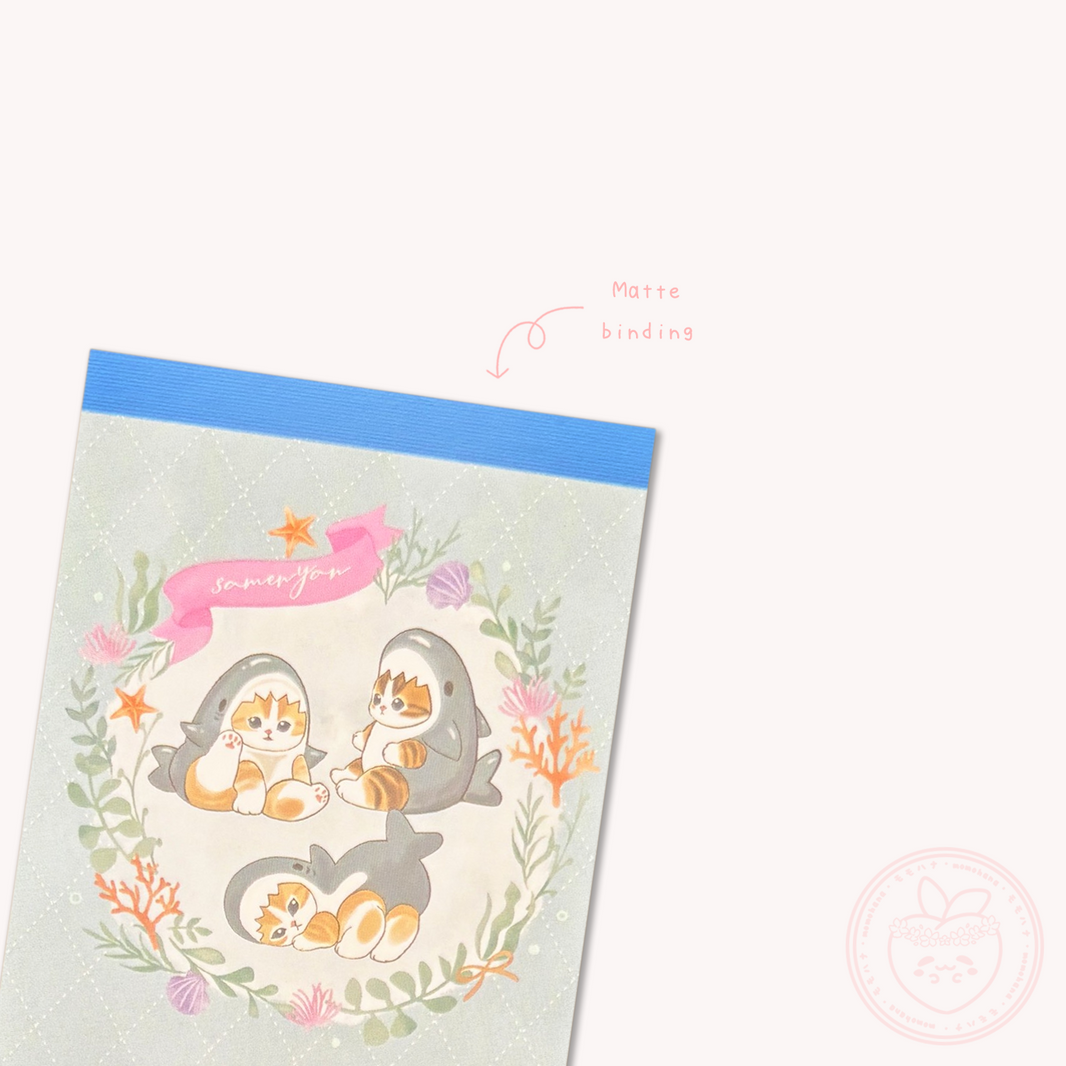 Mofusand Mini Memo Pad - Shark Nyan