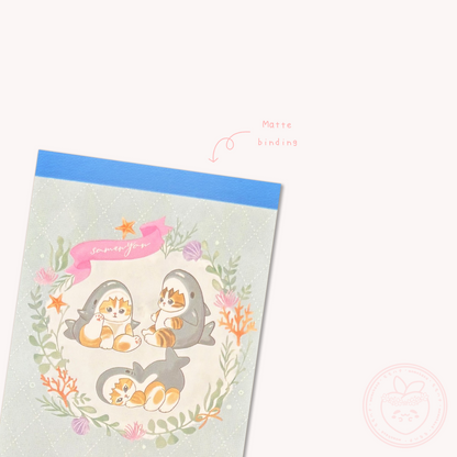 Mofusand Mini Memo Pad - Shark Nyan