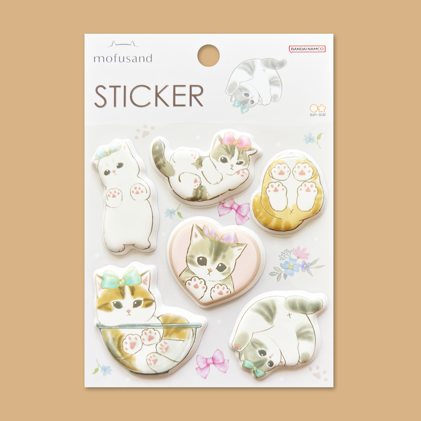 Mofusand Squishy Sticker Sheet - Nikukyu