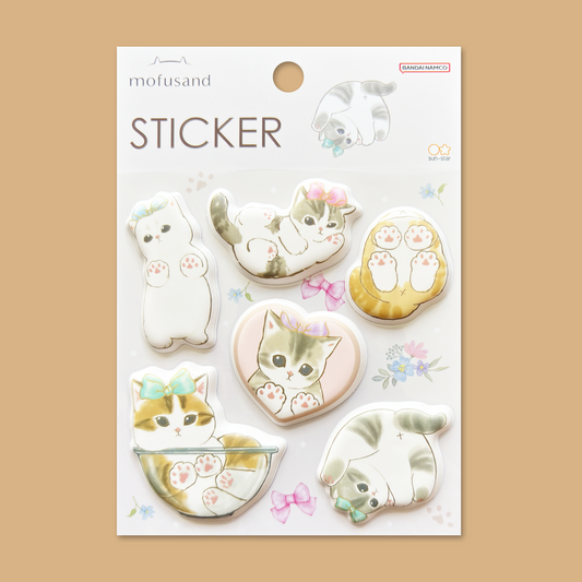 Mofusand Squishy Sticker Sheet - Nikukyu