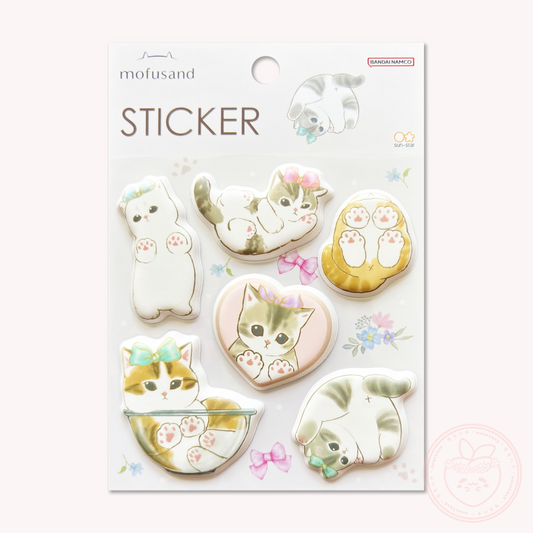 Mofusand Squishy Sticker Sheet - Nikukyu