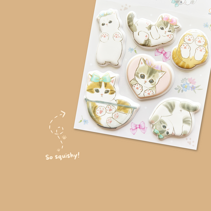 Mofusand Squishy Sticker Sheet - Nikukyu