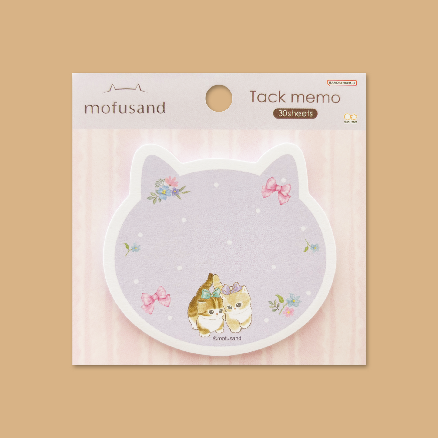 Mofusand Die-cut Sticky Notepad - Nikukyu