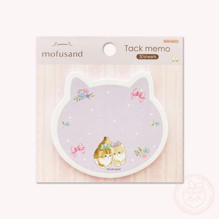 Mofusand Die-cut Sticky Notepad - Nikukyu