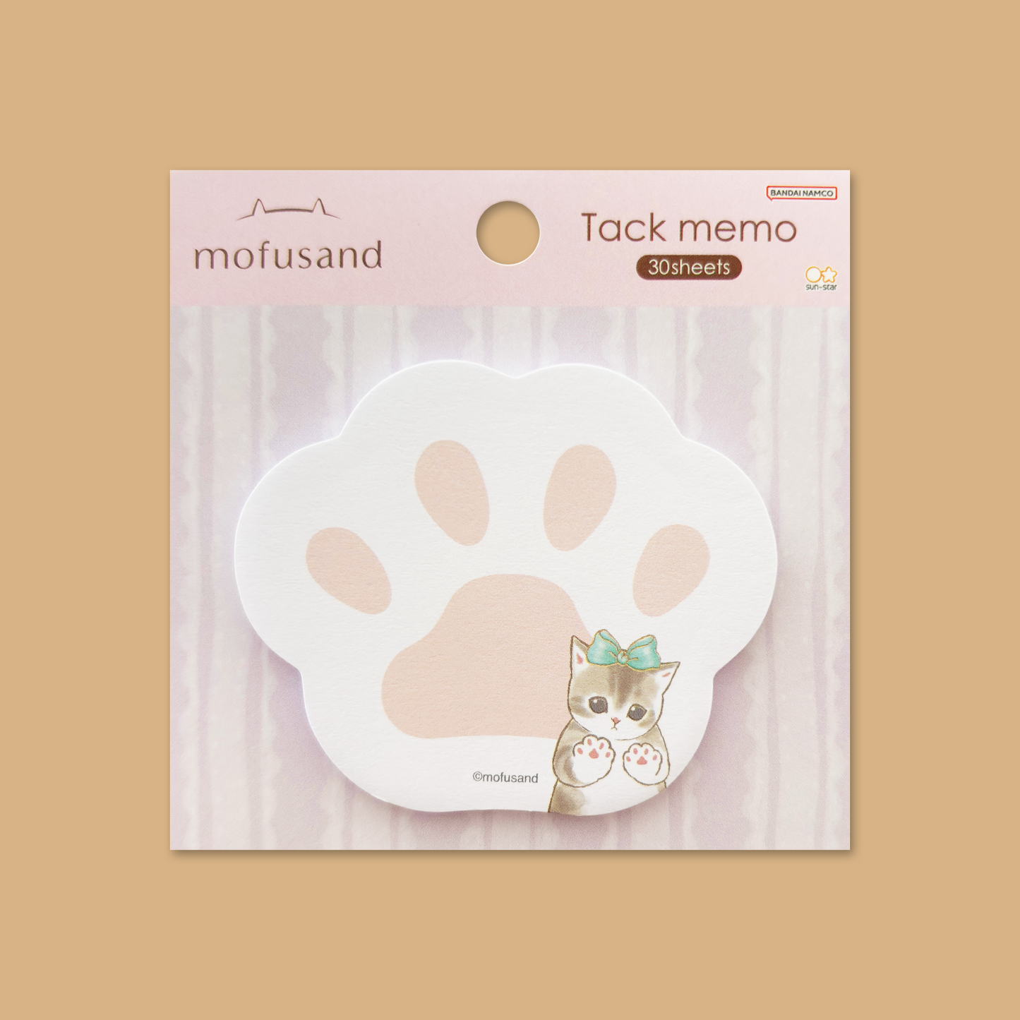 Mofusand Die-cut Sticky Notepad - Nikukyu