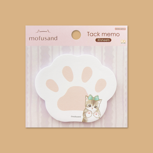 Mofusand Die-cut Sticky Notepad - Nikukyu