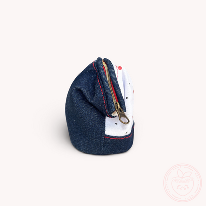 Mofusand Denim Pouch - Cherry Nyan