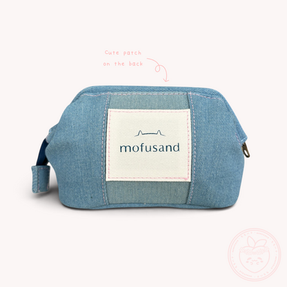 Mofusand Denim Pouch - Doughnut Nyan