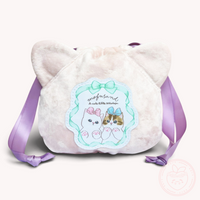 Mofusand Velvet Drawstring Pouch - Nikukyu
