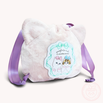 Mofusand Velvet Drawstring Pouch - Nikukyu