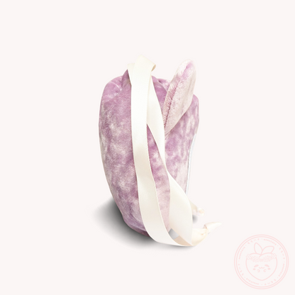 Mofusand Velvet Drawstring Pouch - Ribbon