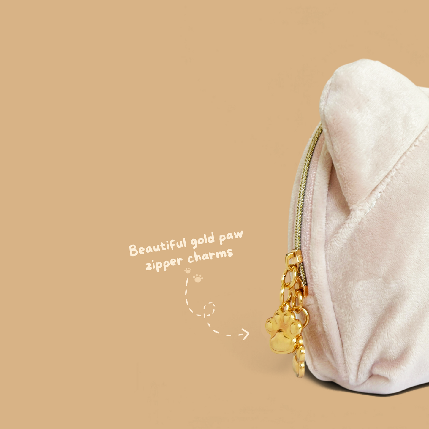 Mofusand Velvet Pouch - Nikukyu