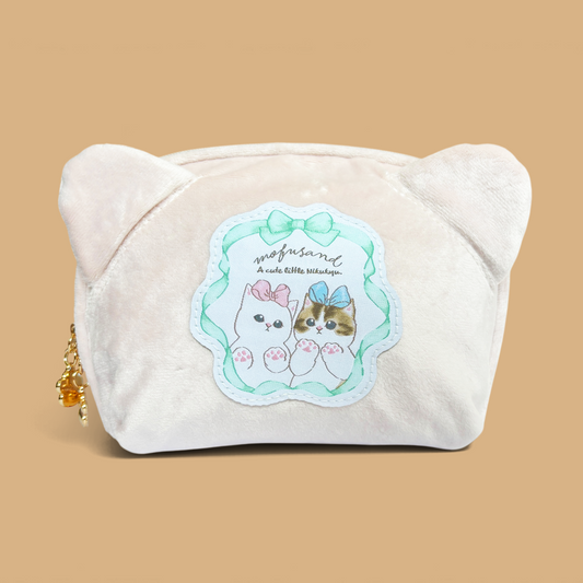 Mofusand Velvet Pouch - Nikukyu