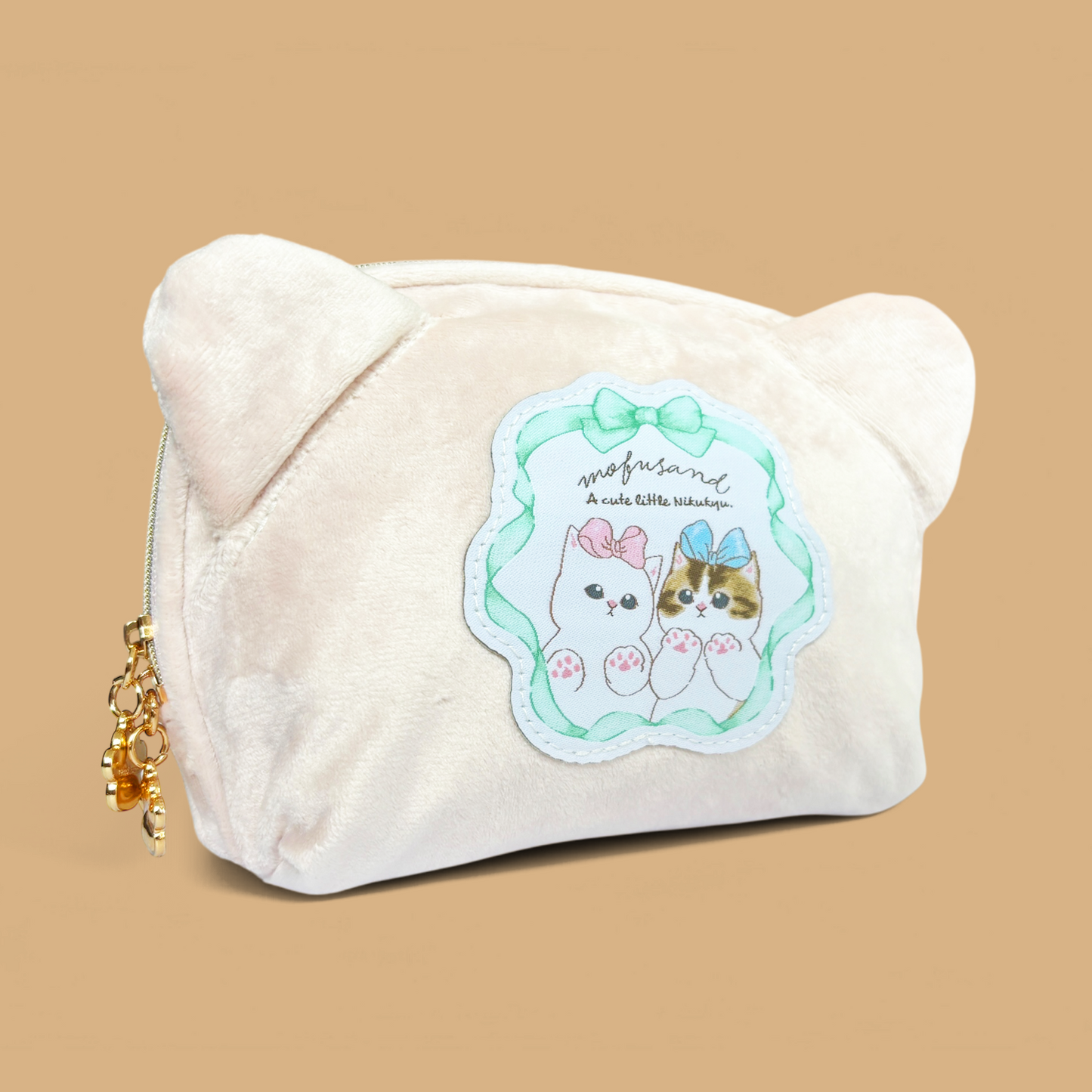 Mofusand Velvet Pouch - Nikukyu