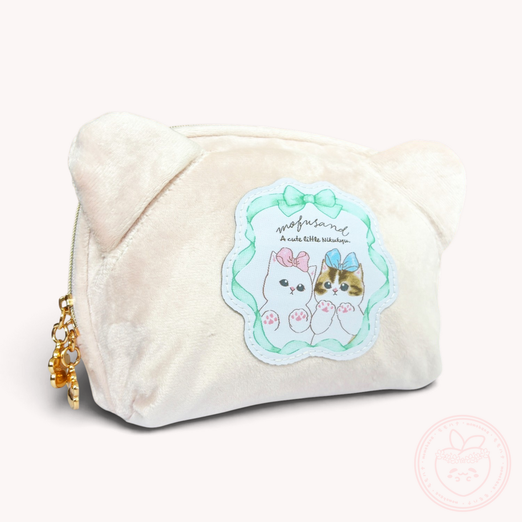 Mofusand Velvet Pouch - Nikukyu