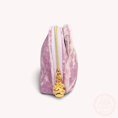 Mofusand Velvet Pouch - Ribbon