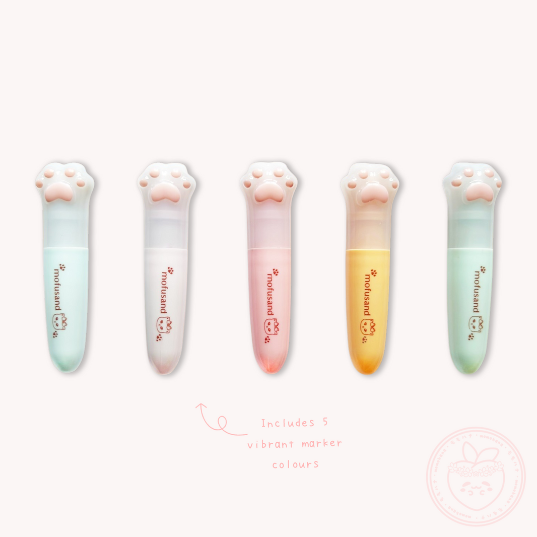 Mofusand Marker Set - Nikukyu