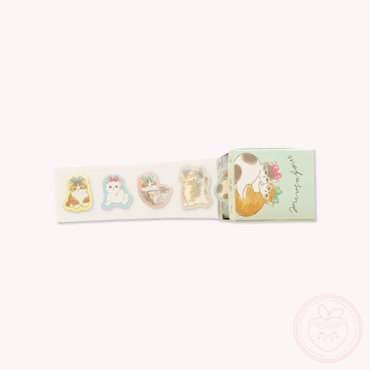 Mofusand Sticker Roll Box - Ribbon