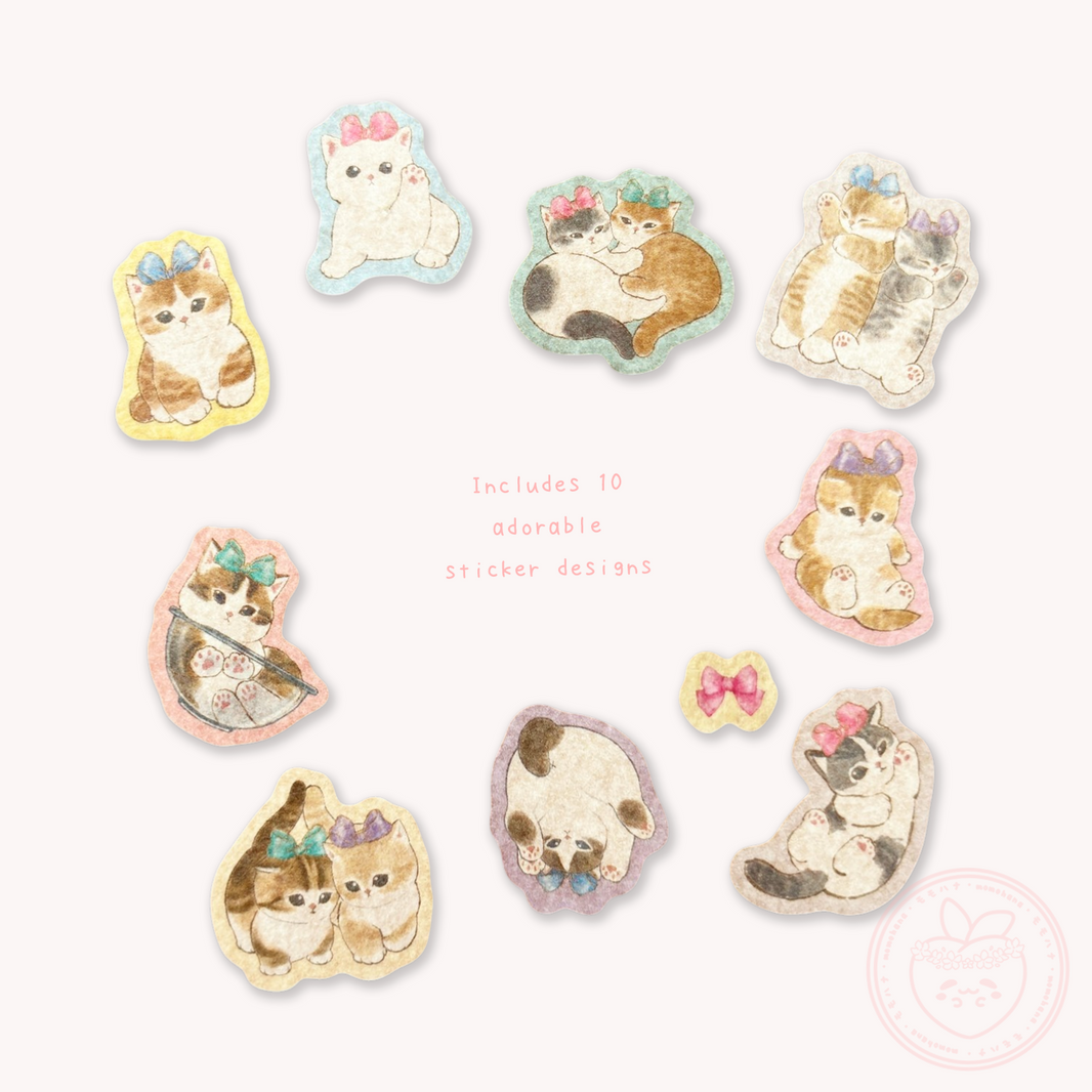 Mofusand Sticker Roll Box - Ribbon