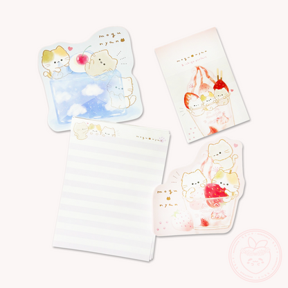 Mogunyan 'Strawberry Parfait' & 'Sky Jelly' Die-cut Letter Set