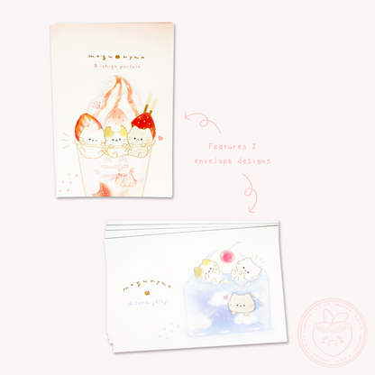 Mogunyan 'Strawberry Parfait' & 'Sky Jelly' Die-cut Letter Set