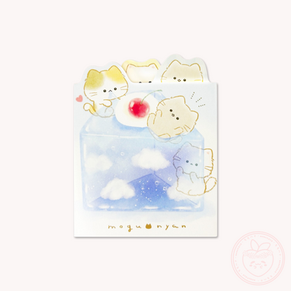 Mogunyan 'Sky Jelly' & 'Strawberry Parfait' Flip-Flap Memo
