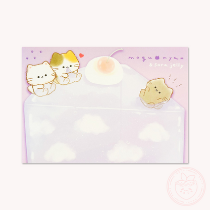 Mogunyan 'Sky Jelly' & 'Strawberry Parfait' A6 Memo Pad