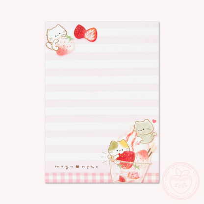 Mogunyan 'Sky Jelly' & 'Strawberry Parfait' A6 Memo Pad