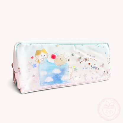 Mogunyan 'Sky Jelly' Twin Zipper Pencil Case