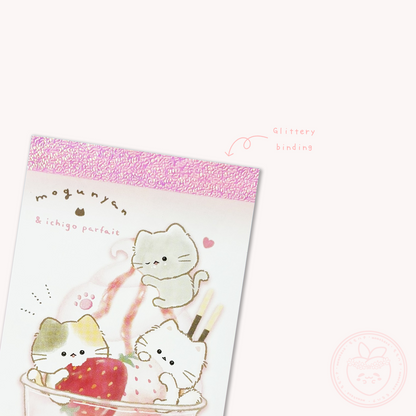 Mogunyan 'Strawberry Parfait' Mini Memo