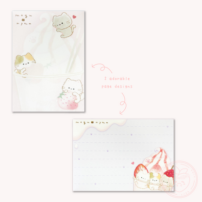 Mogunyan 'Strawberry Parfait' Mini Memo