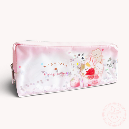 Mogunyan 'Strawberry Parfait' Twin Zipper Pencil Case