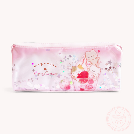 Mogunyan 'Strawberry Parfait' Twin Zipper Pencil Case