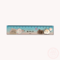 Obakenu 15cm Ruler - Cat Meeting