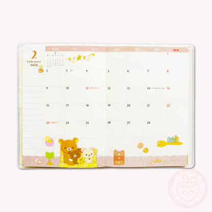 Rilakkuma 2026 Schedule Book