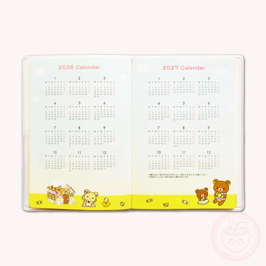 Rilakkuma 2026 Schedule Book