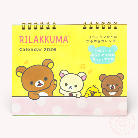 Rilakkuma 2026 Desk Calendar