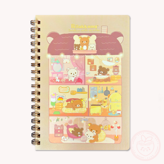 Rilakkuma 'A Wonderful House' B6 Notebook