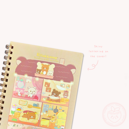 Rilakkuma 'A Wonderful House' B6 Notebook