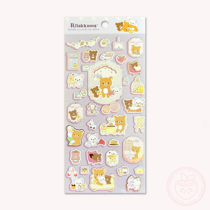 Rilakkuma 'A Wonderful House' Sticker Sheet
